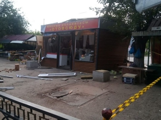 В Астрахани во время взрыва в киоске пострадали местные жители