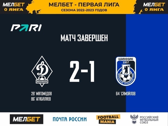 «Шинник» проиграл матч в Каспийске