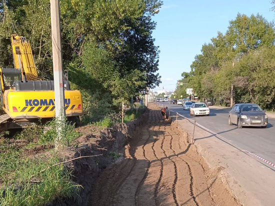 Красноярске дорожники приступили к ремонту улицы Волжская