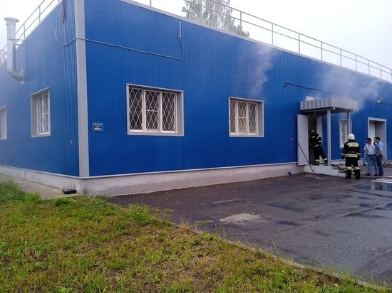 В Юрьев-Польском горели помещения завода "Ополье"