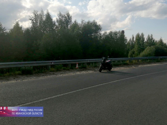 В Ивановской области разбилась скутеристка без прав