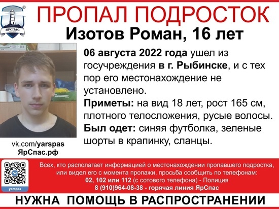 В Ярославской области найдены трое из четырех пропавших рыбинских подростков