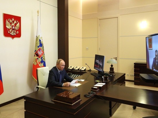 Владимир Путин провёл встречу с врио Главы Республики Марий Эл Юрием Зайцевым  для обсуждения проделанной работы.