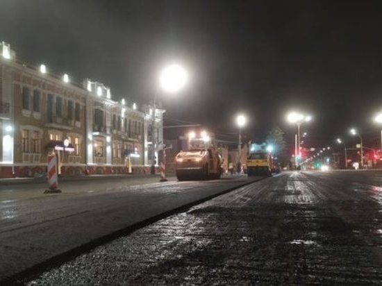 В центре Тамбова приступили к дорожному ремонту