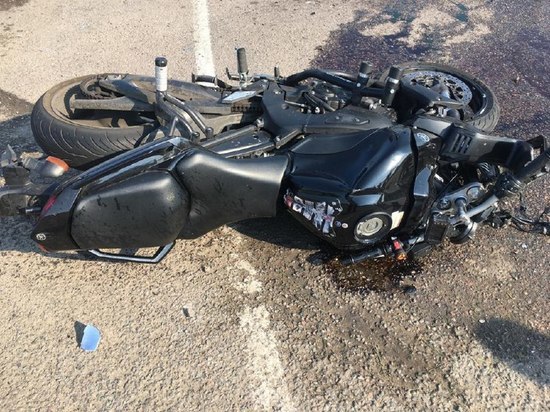 Совершая обгон по встречной полосе в Новоусманском районе Воронежской области погиб мотоциклист