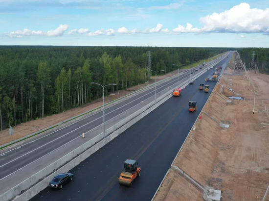 Новое крепкое покрытие уложили на участке трассы «Скандинавия»