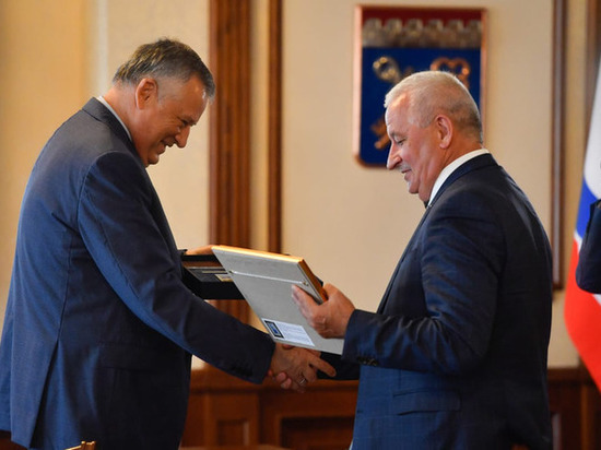 Дрозденко провел переговоры с министром промышленности Белоруссии Пархомчиком