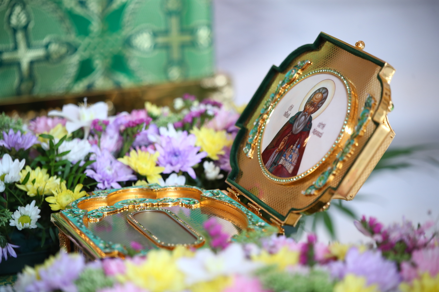 Волгоградцы поклонились мощам преподобного Сергия Радонежского