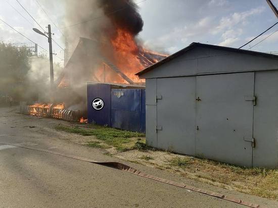 В Пензе сгорел жилой дом