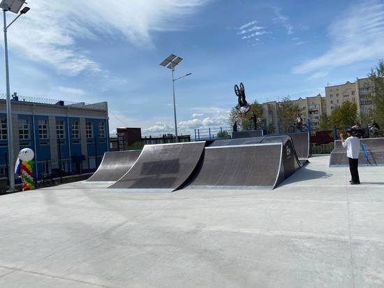 Скейт-парк на 1300 кв метров открыли в Чите