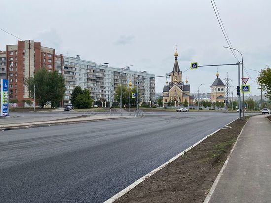 В Новосибирске завершено строительство дороги на Родниках