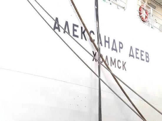 Паром «Александр Деев» для линии Сахалин — материк достроили на 99%