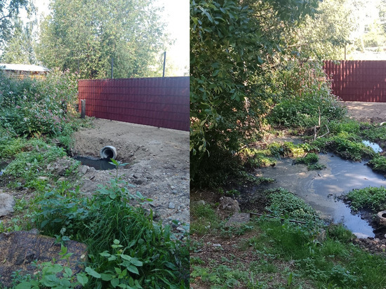 Жители Петрозаводска жалуются на зловонную "запруду"