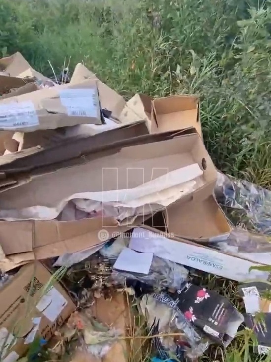 Рядом с Кемеровом появилась свалка цветочного магазина