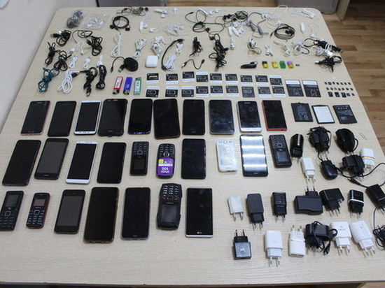 Житель Томска привез в исправительную колонию города Асино 27 сотовых телефонов