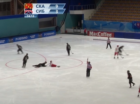 Счет матча во второй игре на Кубок России - 10:3 в пользу армейцев