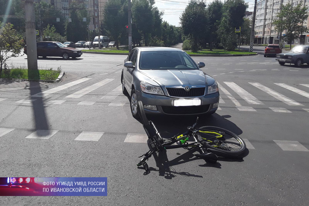 В Иванове иномарка сбила велосипедиста, а водитель мопеда - мальчика на  самокате - МК Иваново