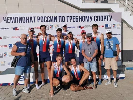 Липецкие гребцы завоевали 13 медалей на чемпионате России