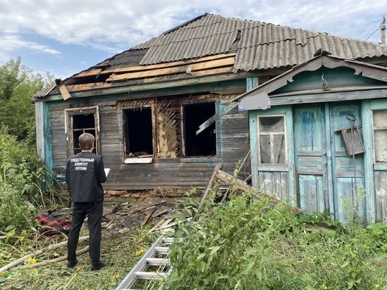 В Курской области гибелью матери и сына в сгоревшем доме заинтересовался СК