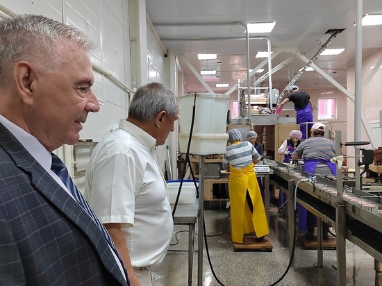 Депутат Сахалинской облдумы Выголов с рабочим визитом посетил предприятие «Янтарное»