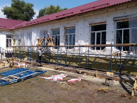 В одной из школ Инжавинского района приступили к финальному этапу капремонта
