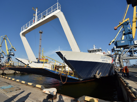 В ДНР открыли паромное сообщение с Россией: ФОТО