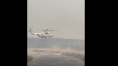 Вертолёт главы МЧС приземлился в Рязанской области