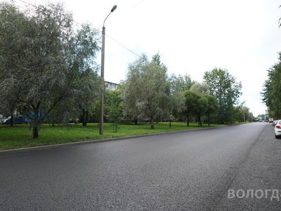 Дорога на улице Ярославской в Вологде отремонтирована