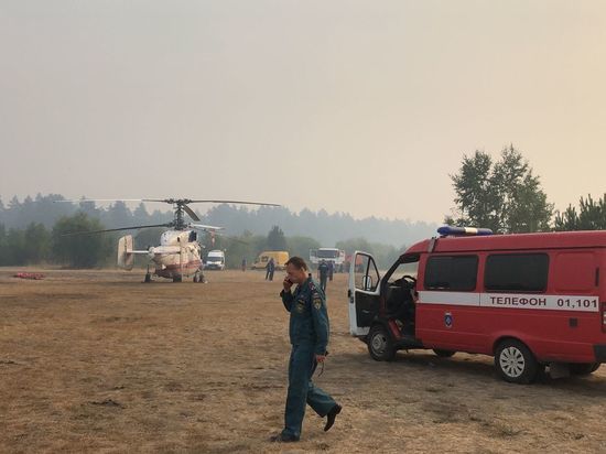 Самолёт-амфибия Бе-200 приступил к тушению пожаров в Рязанской области