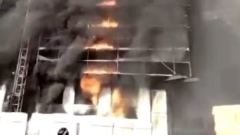 На западе Москвы начался пожар в строящемся ЖК: видео ЧП