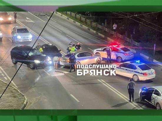Участник массового ДТП в центре Брянска пытался устроить драку