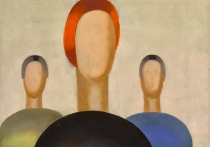 Третьяковская галерея настояла на уголовном преследовании 64-летнего охранника "Ельцин центра", который во время выставки шариковой ручкой пририсовал глаза фигурам на картине "Три фигуры" ученицы Казимира Малевича Анны Лепорской