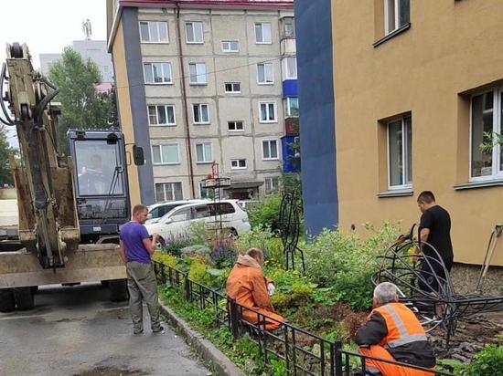 Авария на поврежденном участке водопровода в Южно-Сахалинске устранена