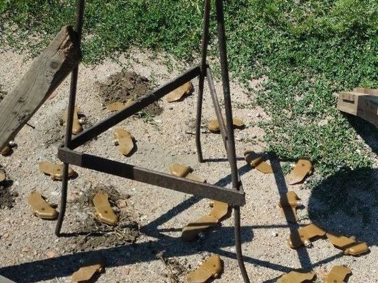 Дончанин подорвался на мине-лепестке во дворе собственного дома