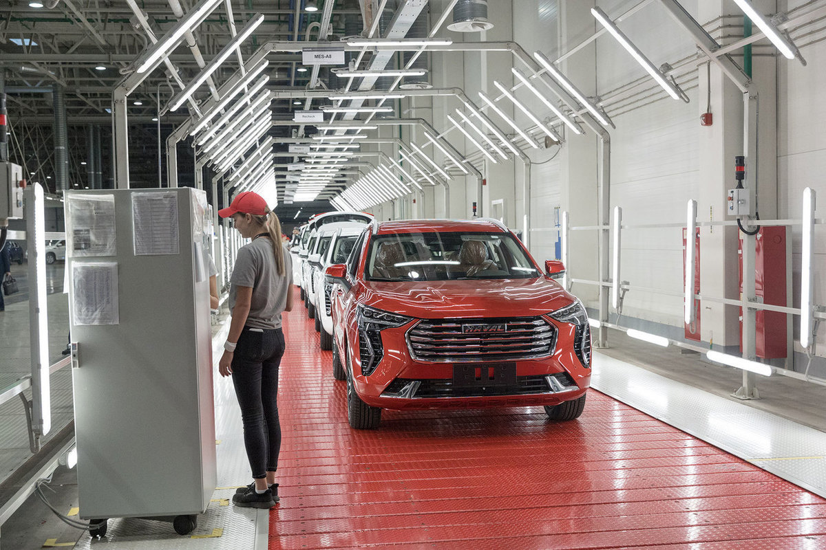 Каждые три минуты с конвейера завода Haval сходит новый автомобиль - МК Тула