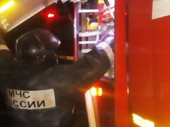 В брянских Клинцах случился сильный пожар