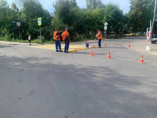 Удобные пешеходные переходы появились у детского сада в Серпухове