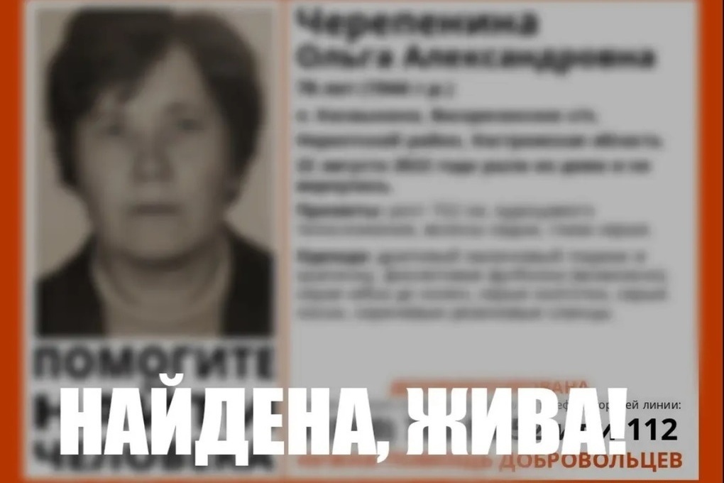 Поисковые новости Костромы:  одну старушку нашли живой, а вот другую…
