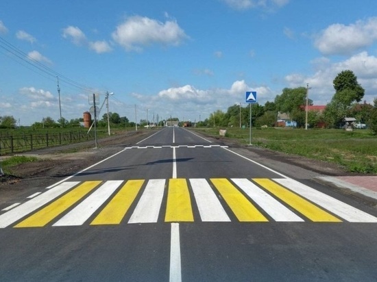 В Белгородской области обустроили еще 38 пешеходных переходов