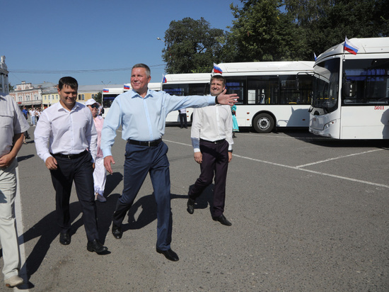 18 новых автобусов пополнили парк общественного транспорта Вологды