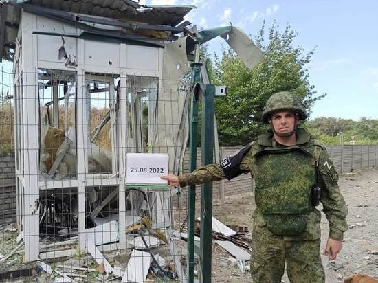 Таможенный пункт подвергся обстрелу в Донецке