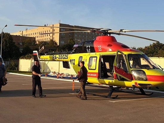 Вертолёт санавиации доставил в Рязань двухлетнего мальчика из Новомичуринска