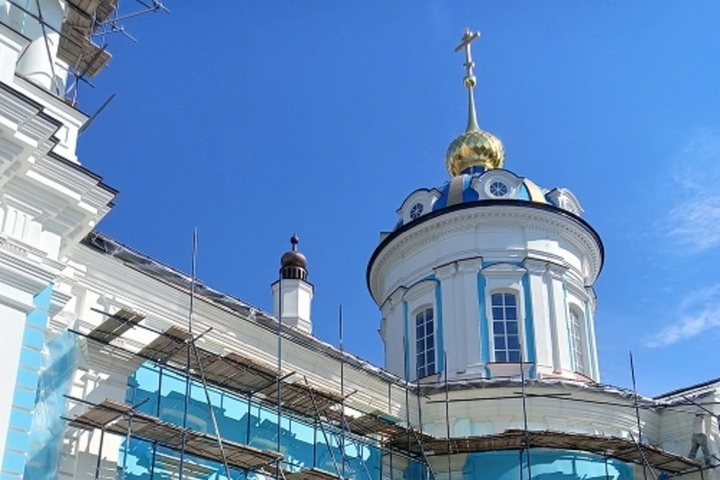 В Костроме идут работы по внутренней отделке Богоявленскго собора