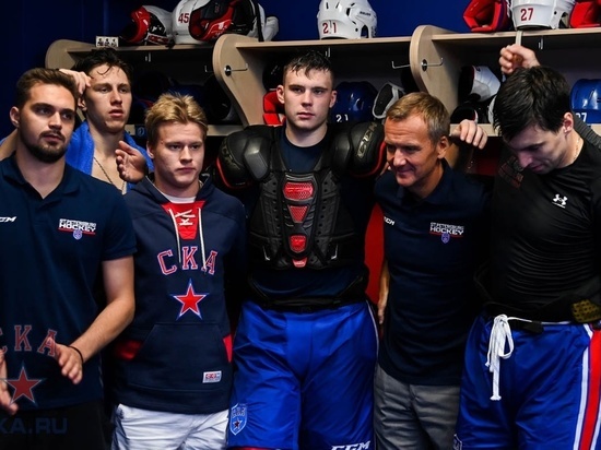 Орловский хоккеист забросил первую шайбу в составе СКА