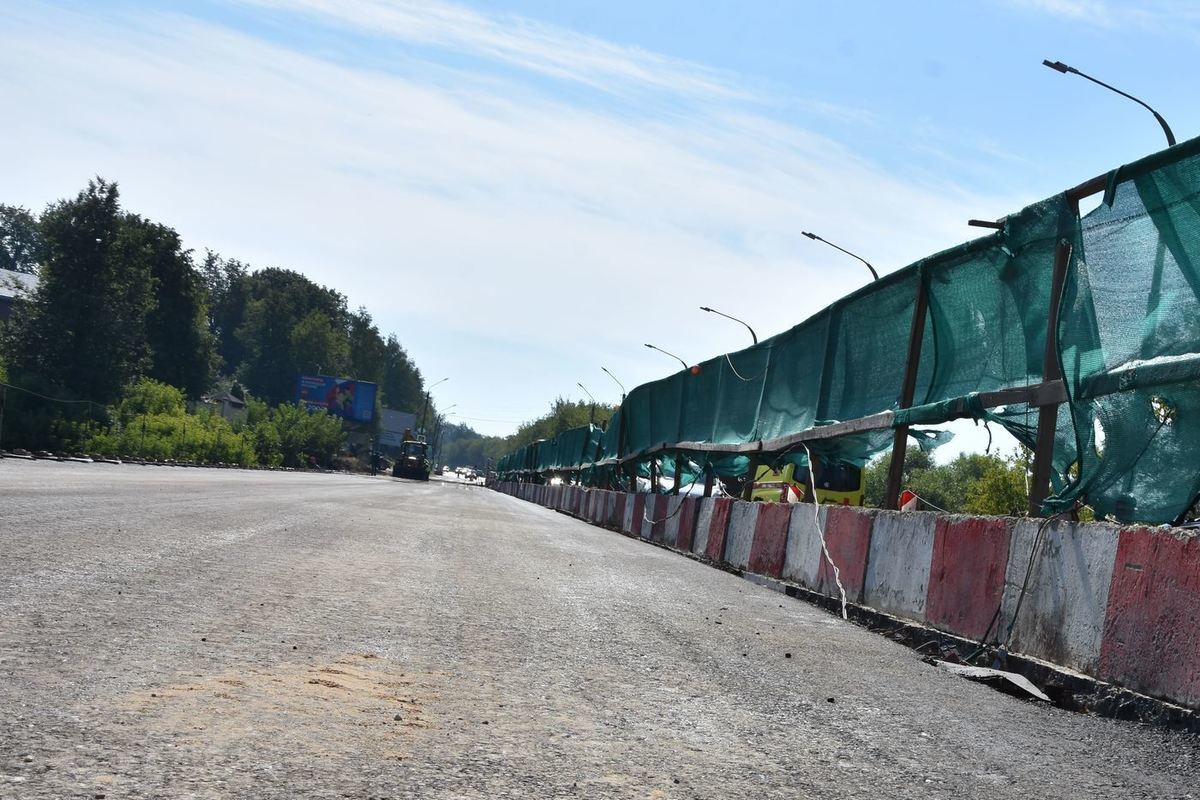 Сегодня ночью половину Чернореченского моста в Костроме откроют для движения