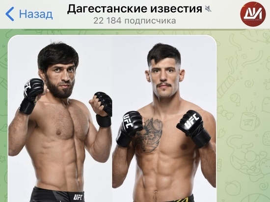 Дагестанский боец возвращается в октагон UFC