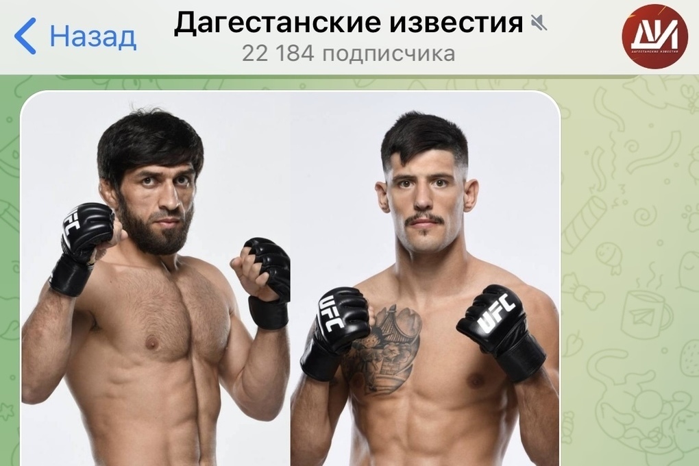 Дагестанский боец возвращается в октагон UFC - МК Дагестан
