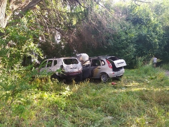 В Челябинске мужчина после конфликта с женой сжег два автомобиля