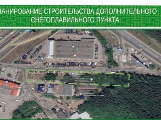 Жители Уфы просят отменить строительство снегоплавильного пункта под их окнами