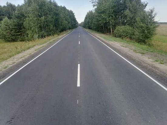 На Брянщине завершились работы на трассе Трубчевск — Погар